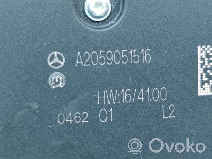 Mercedes-Benz EQC Interrupteur, commande de frein de stationnement A2059051516