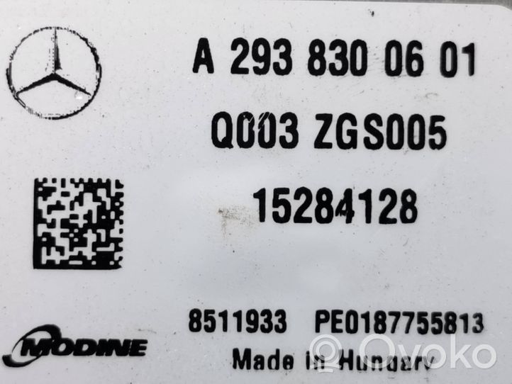 Mercedes-Benz EQC Radiateur condenseur de climatisation A2938300601