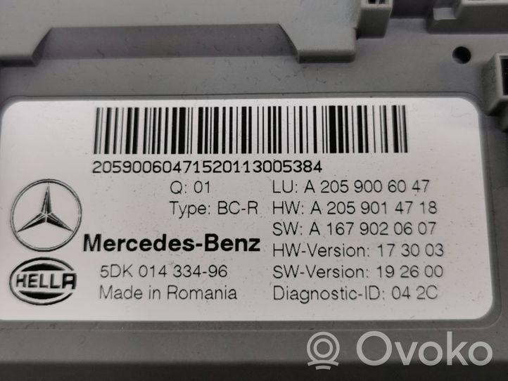 Mercedes-Benz EQC Mukavuusmoduuli A2059006047