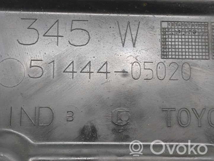 Toyota Auris E180 Protezione anti spruzzi/sottoscocca del motore 5144405020