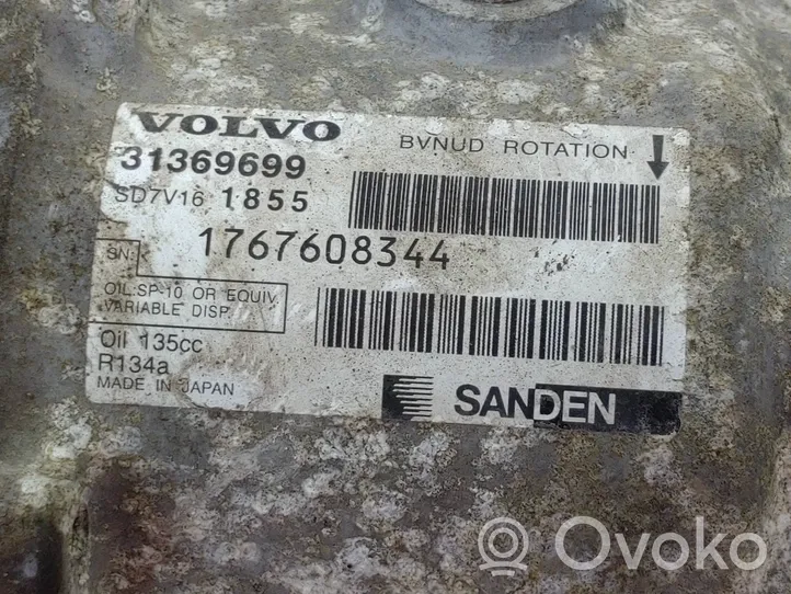 Volvo V60 Compresseur de climatisation 31369699