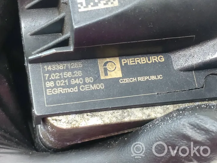 Citroen Berlingo EGR valve 9802194080