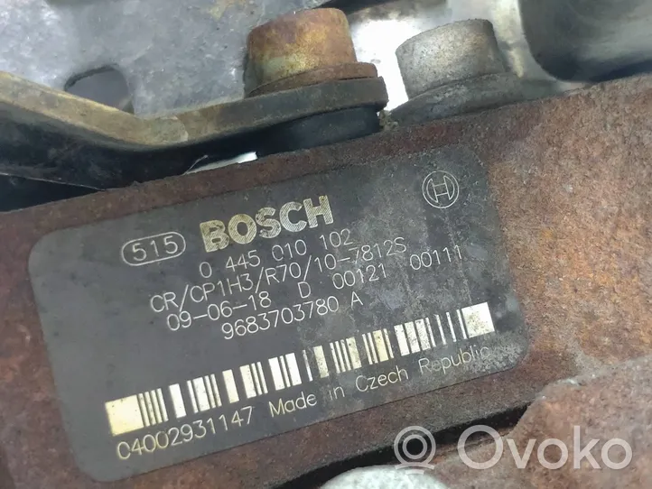 Volvo C30 Polttoaineen ruiskutuksen suurpainepumppu 9683703780A