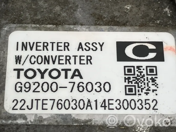 Toyota Auris E180 Convertitore di tensione inverter G920076030