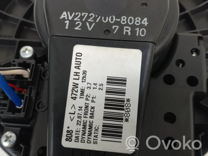 Toyota Auris E180 Heater fan/blower Av2727008084