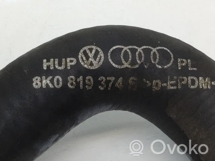 Audi A4 S4 B8 8K Tuyau de liquide de refroidissement moteur 8K0819374s