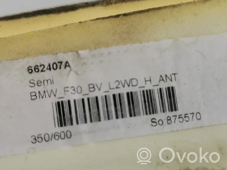 BMW 3 F30 F35 F31 Wykładzina podłogowa przednia A079579