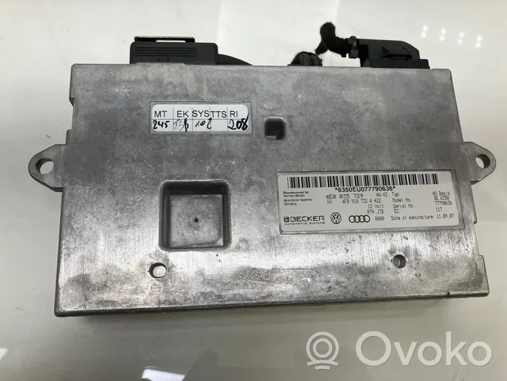 Audi A6 S6 C6 4F Multimedian ohjauslaite 4E0035729