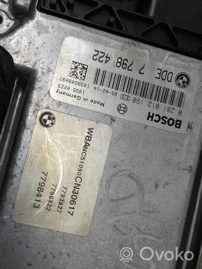 BMW 5 E60 E61 Sterownik / Moduł ECU 7798422