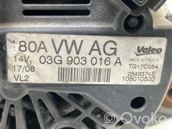 Audi A6 S6 C6 4F Generaattori/laturi 03G903016A