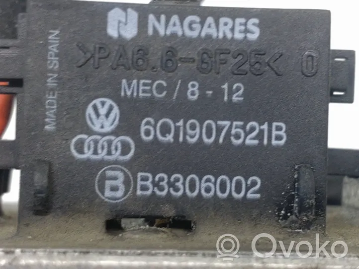 Volkswagen Cross Polo Rezystor / Opornik dmuchawy nawiewu 6Q1907521B