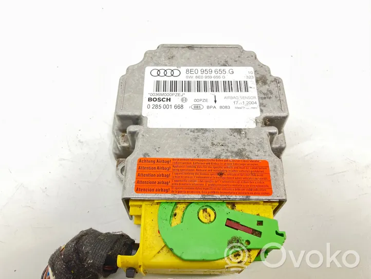 Audi A4 S4 B7 8E 8H Oro pagalvių valdymo blokas 8E0959655G