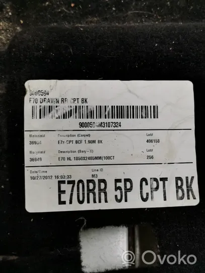BMW X5 E70 Salona aizmugurējās daļas paklājiņš 7168504