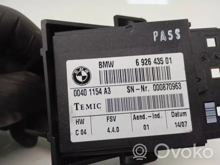 BMW X5 E70 Istuimen säädön moduuli 6926435