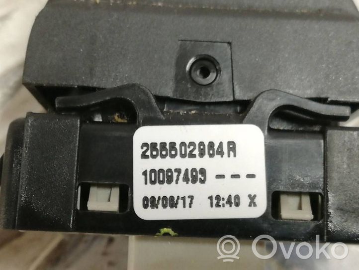 Renault Captur Vakionopeussäätimen ohjauskytkin 255502964R