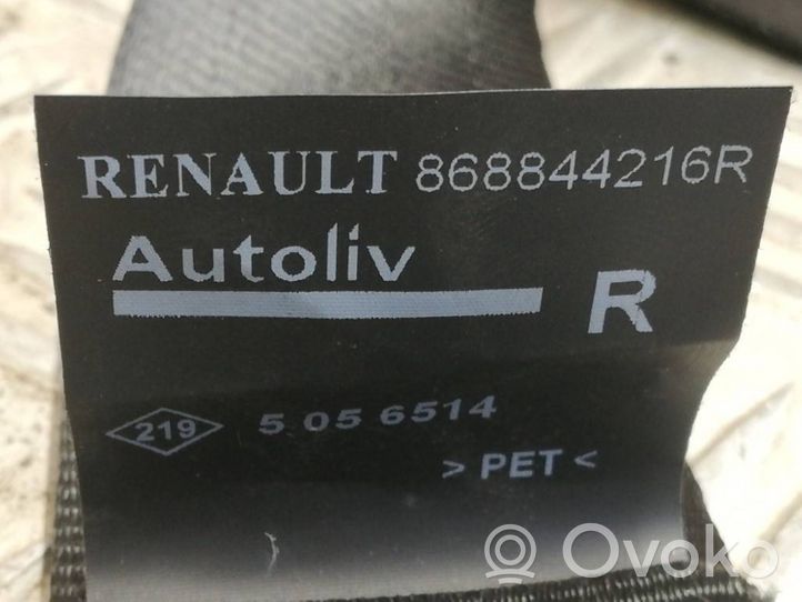 Renault Clio IV Pas bezpieczeństwa fotela przedniego 868844216R