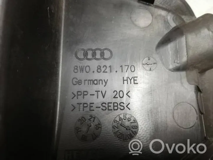 Audi A4 S4 B9 Panel wykończeniowy błotnika 8W0821170