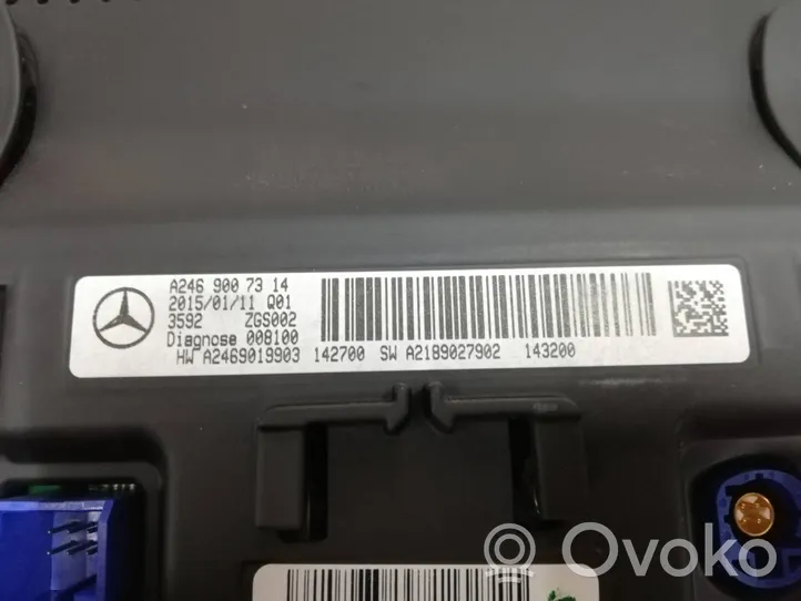 Mercedes-Benz B W246 W242 Monitori/näyttö/pieni näyttö A2189027902