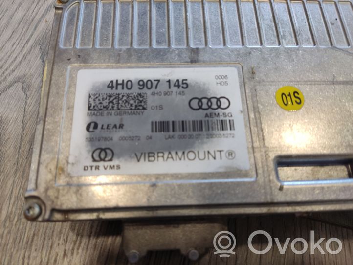 Audi A8 S8 D4 4H Sterownik / Moduł zawieszenia pneumatycznego 4H0907145