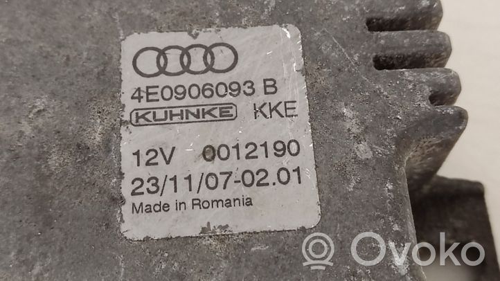 Audi A8 S8 D3 4E Polttoaineen ruiskutuspumpun ohjainlaite/moduuli 4E0906093B