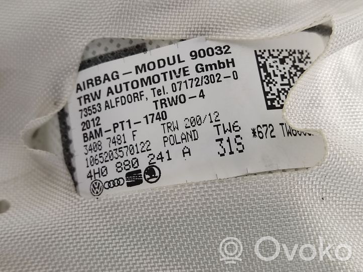 Audi A8 S8 D4 4H Poduszka powietrzna Airbag fotela 17659702