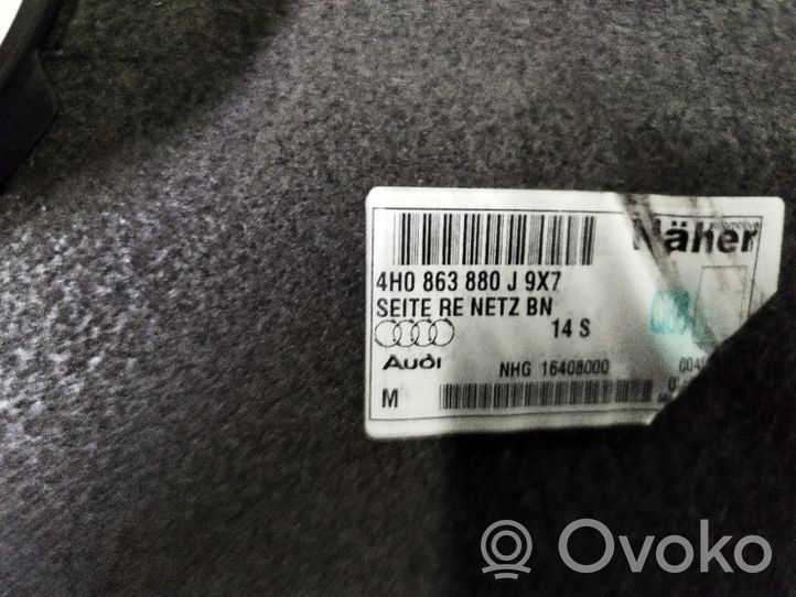 Audi A8 S8 D4 4H Šoninis apdailos skydas 4H0863880J