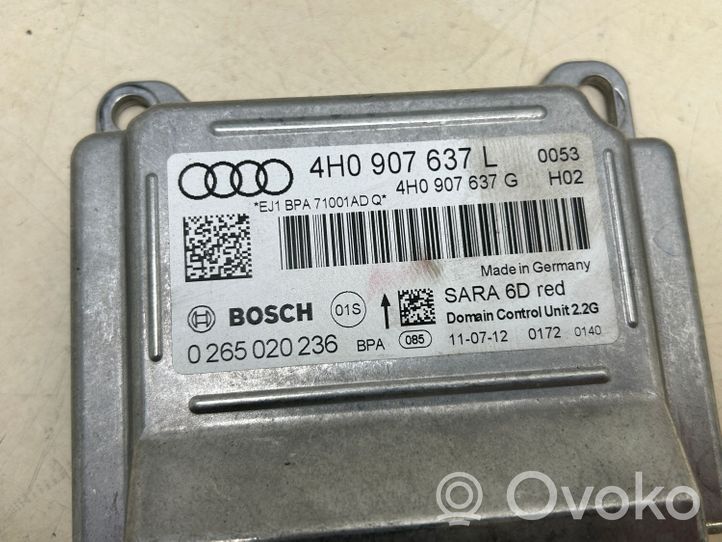 Audi A8 S8 D4 4H Centralina ESP (controllo elettronico della stabilità) 4H0907637L