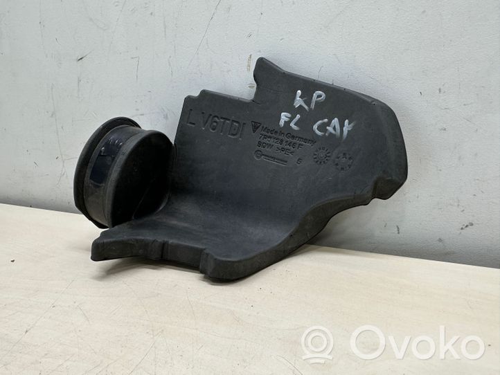 Porsche Cayenne (92A) Déflecteur d'air de radiateur de refroidissement 7P5123146F