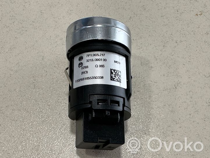 Volkswagen Touareg II Bouton poussoir de démarrage du moteur 7P1905217