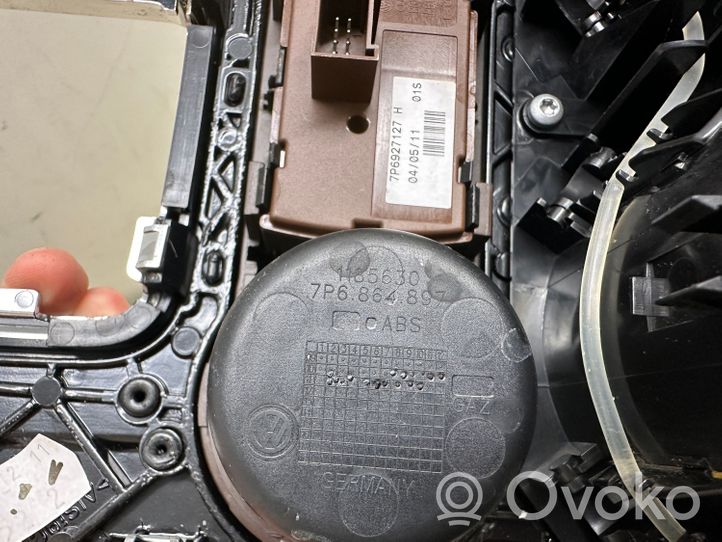 Volkswagen Touareg II Ātrumu pārslēgšanas sviras dekoratīvā apdare (plastmasas) 7P1863216A