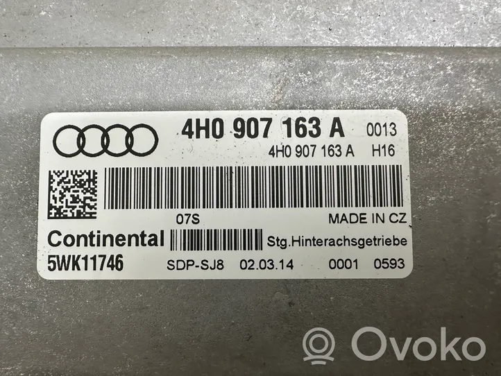 Audi A6 C7 Centralina scatola del differenziale 4H0907163A