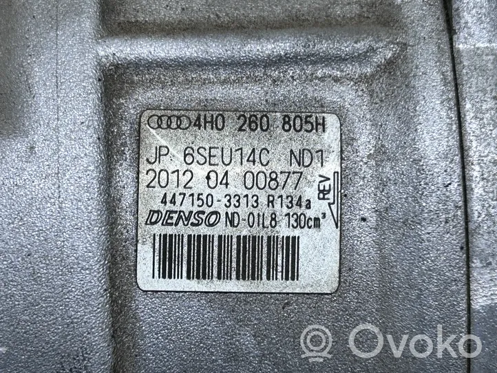 Audi A8 S8 D4 4H Ilmastointilaitteen kompressorin pumppu (A/C) 4H0260805H