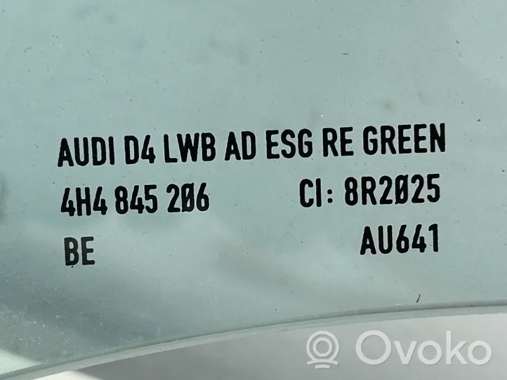 Audi A8 S8 D4 4H Vetro del finestrino della portiera posteriore 4H4845206