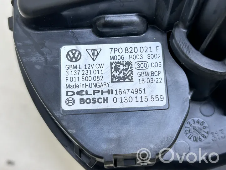 Porsche Cayenne (92A) Ventola riscaldamento/ventilatore abitacolo 7P0820021F