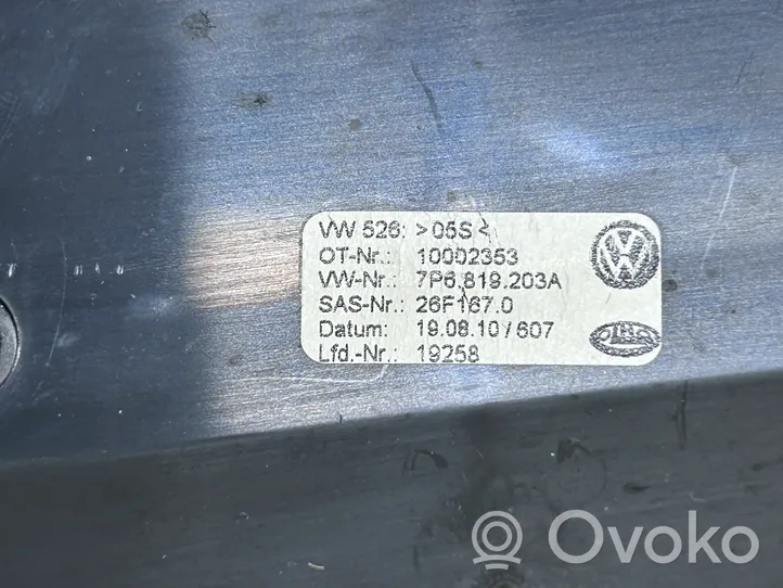 Volkswagen Touareg II Kratka nawiewu tylna tunelu środkowego 7P6819203