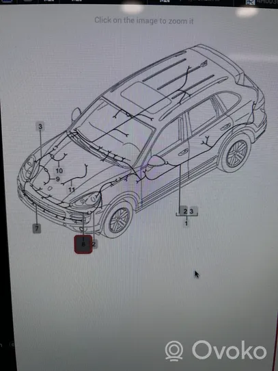 Porsche Cayenne (92A) Inna wiązka przewodów / kabli 958971073Q