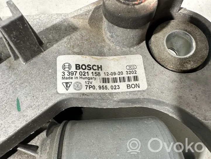 Porsche Cayenne (92A) Mechanizm i silniczek wycieraczek szyby przedniej / czołowej 7P0955023