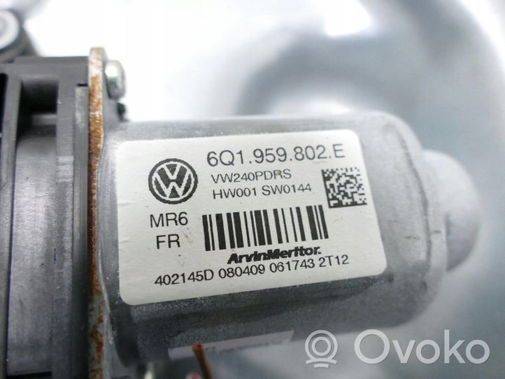 Volkswagen Polo IV 9N3 Alzacristalli della portiera posteriore con motorino 6Q1959802E