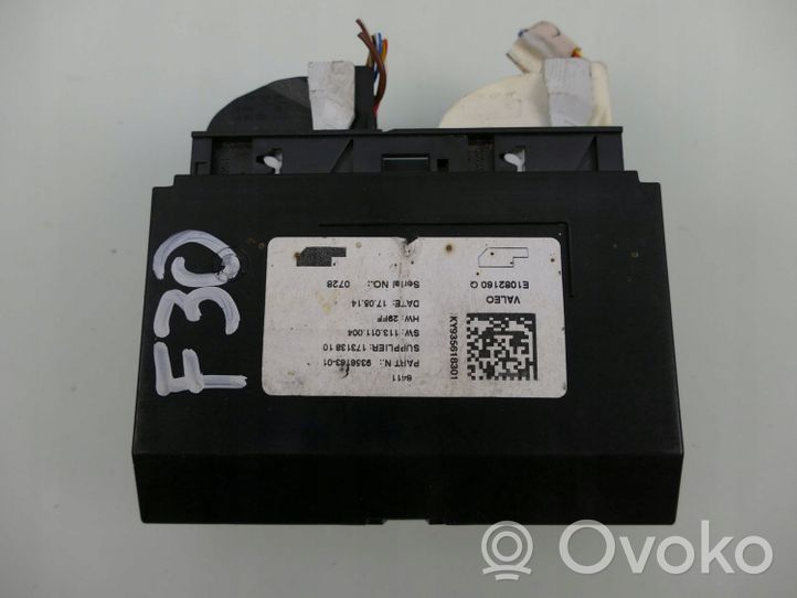 BMW 3 F30 F35 F31 Module unité de contrôle climatisation 9356183