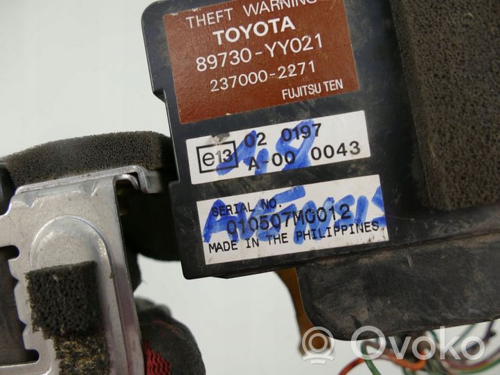 Toyota Avensis T220 Signalizacijos valdymo blokas 89730YY021