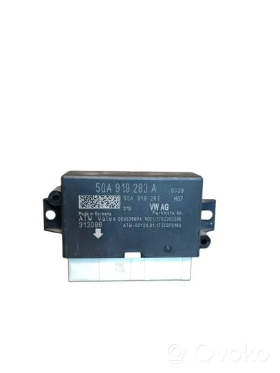 Skoda Superb B8 (3V) Pysäköintitutkan (PCD) ohjainlaite/moduuli 5QA919283A