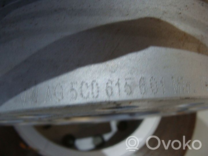 Volkswagen Beetle A5 Rear brake disc 5C0615001