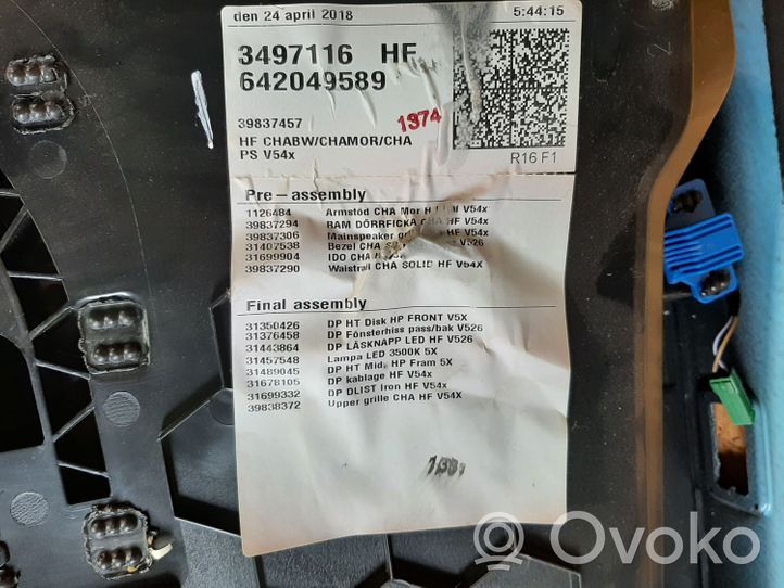 Volvo S90, V90 Etuoven verhoilu 31393165