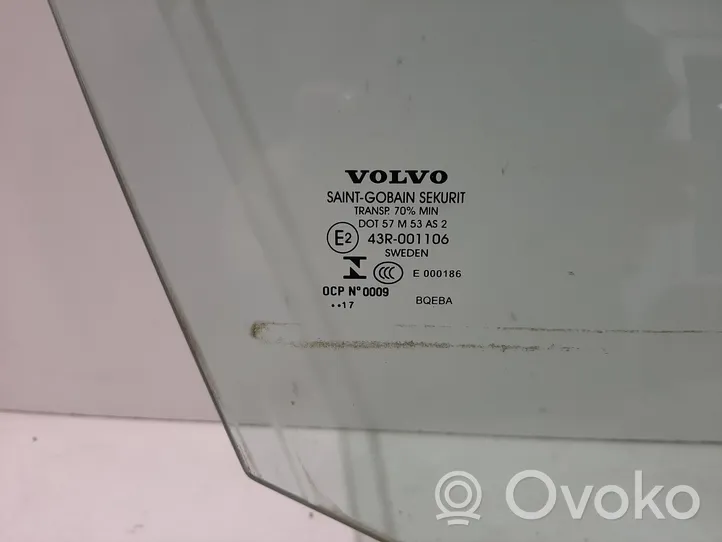 Volvo S90, V90 Etuoven ikkunalasi, neliovinen malli 43R001106