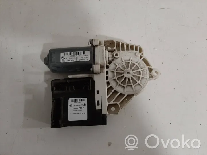 Volkswagen Golf V Moteur de lève-vitre de porte avant 1K0959792C