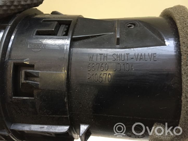 Nissan Qashqai Kojelaudan sivutuuletussuuttimen kehys 68760JD10A