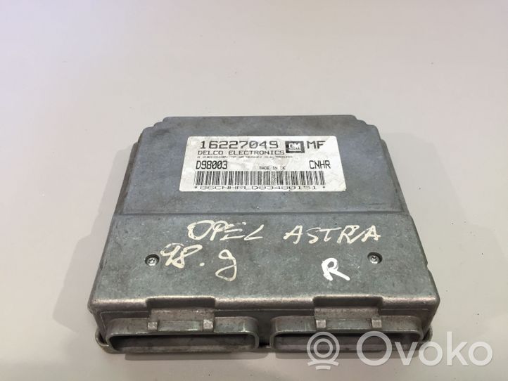 Opel Astra G Sterownik / Moduł ECU 16227049