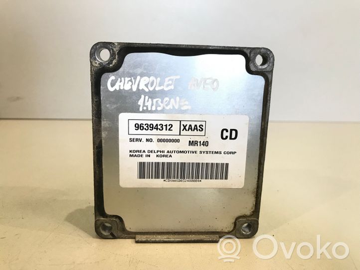 Chevrolet Aveo Calculateur moteur ECU 96394312