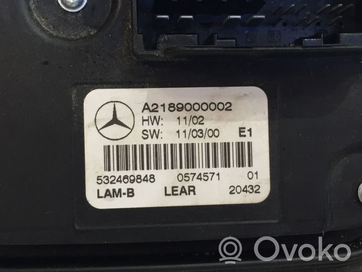 Mercedes-Benz C W204 Moduł poziomowanie świateł Xenon A2189000002