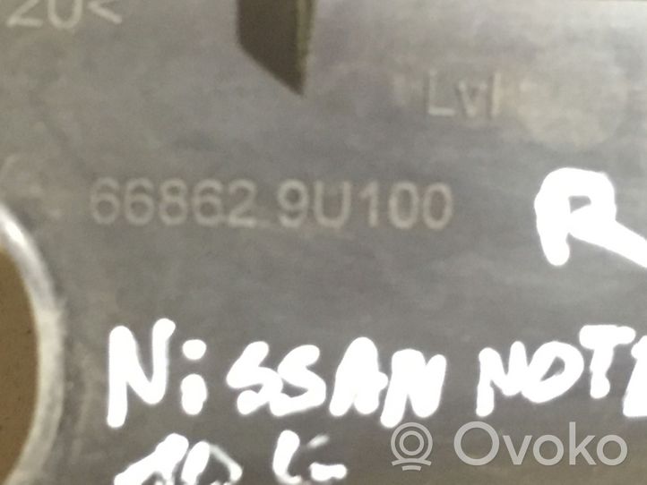 Nissan Note (E11) Garniture d'essuie-glace 668629U100